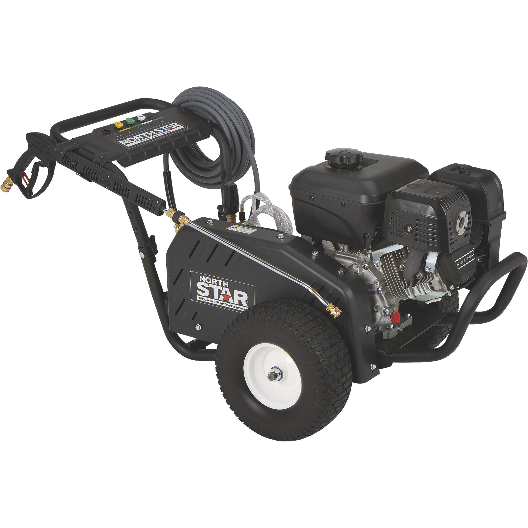 NorthStar Gas Cold Water Pressure Washer, 4000 PSI, 3.5 GPM, NorthStar Engine, Belt Drive